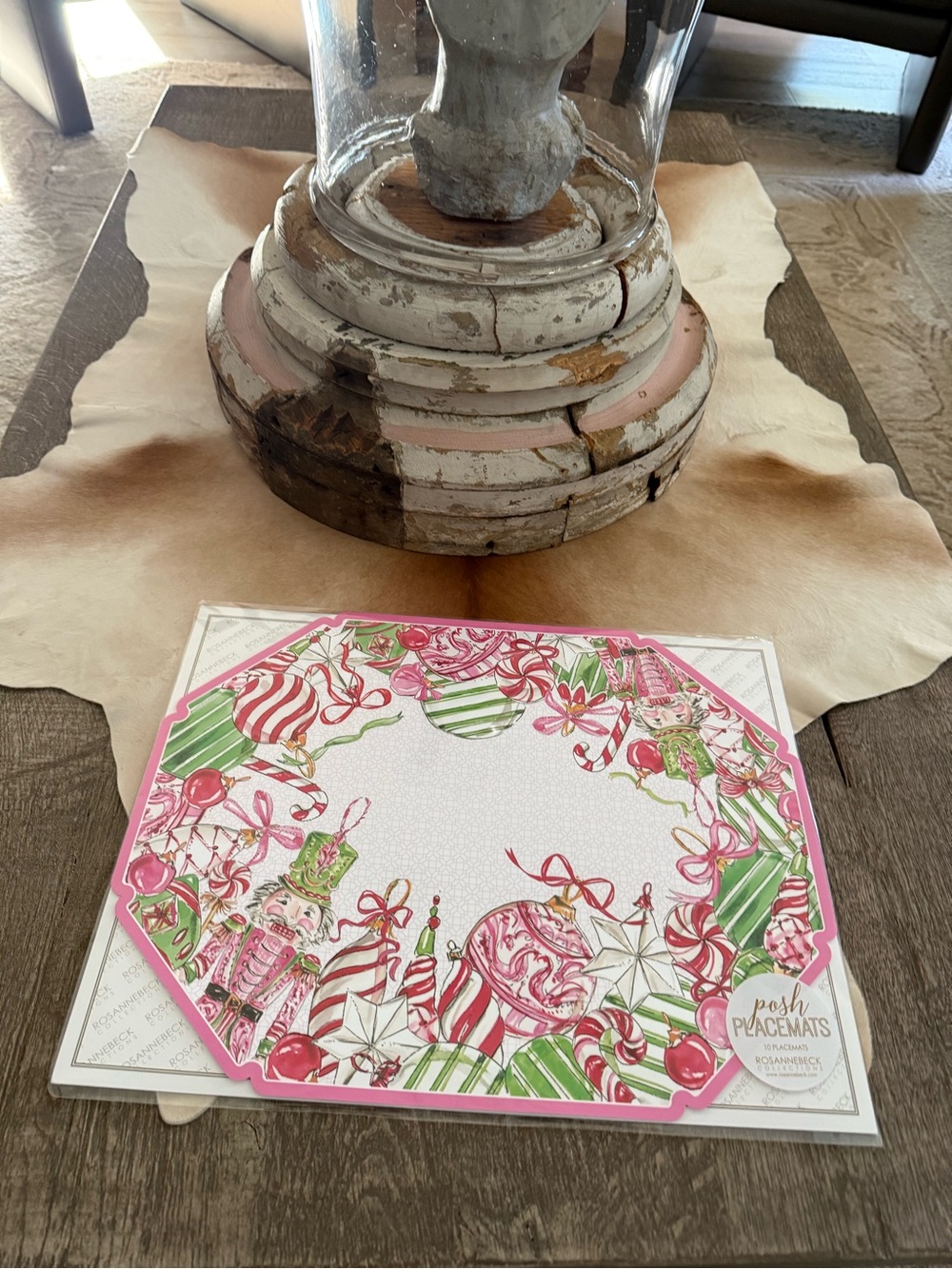 Brand NWT (10) Posh Paper Placemats by Rosanne Beck Collection